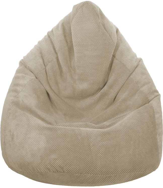 Toffel Sedací vak MAXI COMFORT Plyš 125x95 cm Vzor: BÉŽOVÁ
