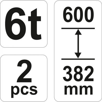 Yato Podstavec pod auto 6 t 2 ks – Hledejceny.cz