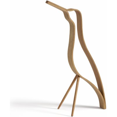 COOEE Dekorace pták Woody 18cm, dub - – Hledejceny.cz