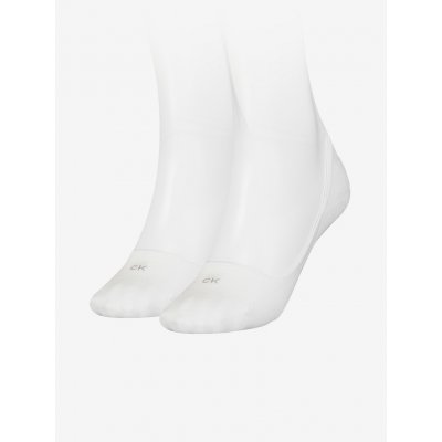Calvin Klein dámské ponožky 2 páry Bílá – Zboží Mobilmania