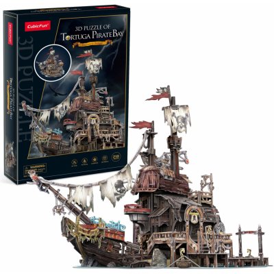 CUBICFUN 3D puzzle Pirátský přístav Tortuga 218 ks – Zbozi.Blesk.cz