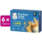 Gerber Cereal mlíčko s kaší na dobrou noc sušenkové 2 x 200 ml – Zboží Dáma