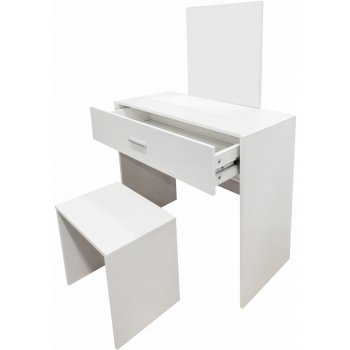 Aga Toaletní stolek s taburetem MRDT13-MW Bílý