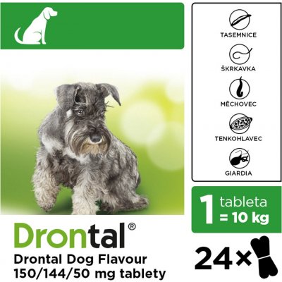 Drontal Plus Flavour 24 tbl – Zboží Dáma