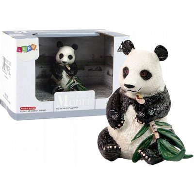 LEANToys Panda Velká s bambusem