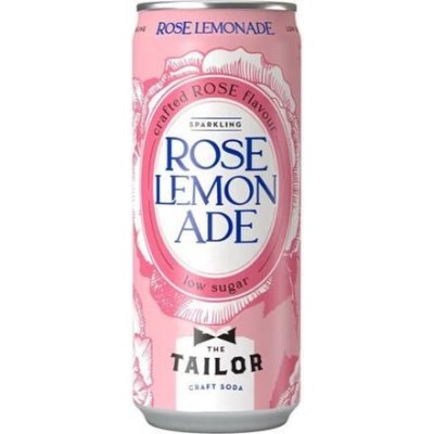 The Tailor sycený nealkoholický nápoj s příchutí růže s citronem 330 ml – Zboží Mobilmania