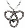 Náhrdelník Alchemy Gothic hadí triquetra P929