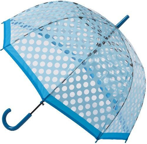 Blooming Brollies deštník Clear dome Stick Umbrella with Light Blue od 339  Kč - Heureka.cz