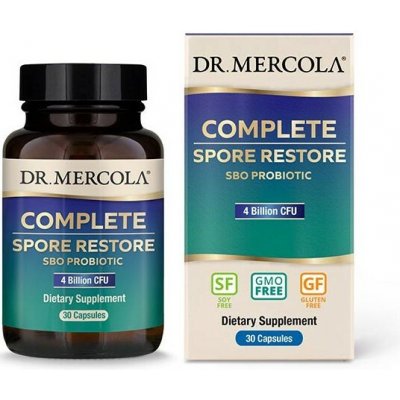 Dr. Mercola Complete Spore Restore SBO Probiotic 4 mld CFU 30 kapslí – Hledejceny.cz
