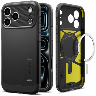 Spigen kryt Tough Armor T MagSafe na Apple iPhone 17 Pro Max / 18 Pro Max Black – Zboží Mobilmania