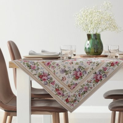 Eurofirany gobelínový ubrus ROSE 100X100 cm – Zboží Mobilmania