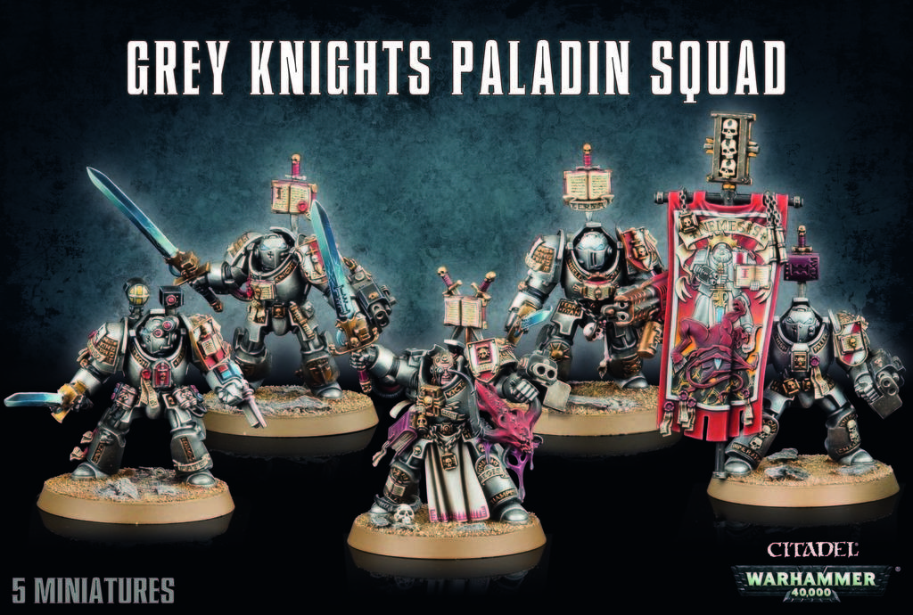 GW Warhammer 40.000 Grey Knights Paladin Squad