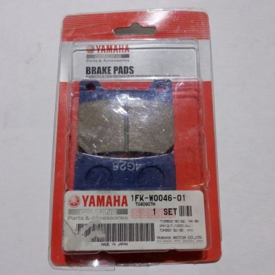 Přední brzdové destičky, Yamaha Fz600, V-max, Virago – Zboží Mobilmania