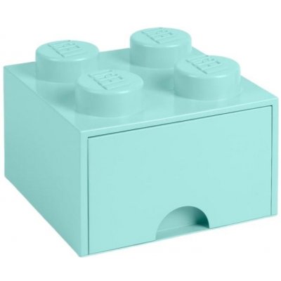 LEGO® Storage box 25 x 25 cm Tyrkysová – Zboží Dáma