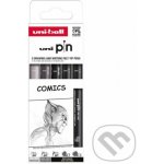 Uni pin Creative writing Calligraphy sada linerů 5 ks černá – Zbozi.Blesk.cz