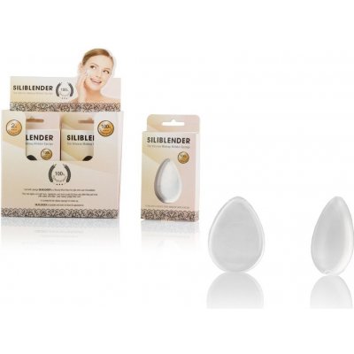 Siliblender Silicone Make-up Sponge Silikonová houbička na make-up Transparent – Zboží Mobilmania