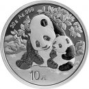  China Mint Shanghai Mint Stříbrná mince 10 Yuan China Panda 30 g