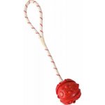 Trixie Vrhací míč hrbolatý na šňůře 7 cm / 30 cm – Zbozi.Blesk.cz