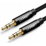 UGREEN mini jack 3,5mm AUX Cable 1m (black) – Zboží Živě