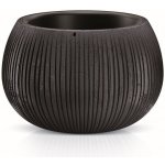 Prosperplast Květináč s vkladem BETON BOWL 23,8 cm černý – Hledejceny.cz