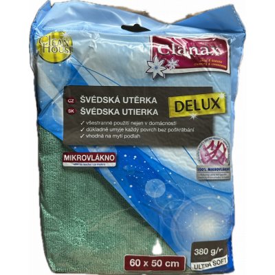 Clanax švédská utěrka Delux 60 × 50 cm 380 g modrá 1 ks – Zbozi.Blesk.cz