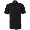 Pánská Košile s.Oliver pánská lněná košile s krátkým rukávem černá 2131000 9999