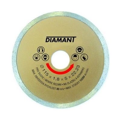 Kotouč diamantový plný 150 mm x 22.2 mm