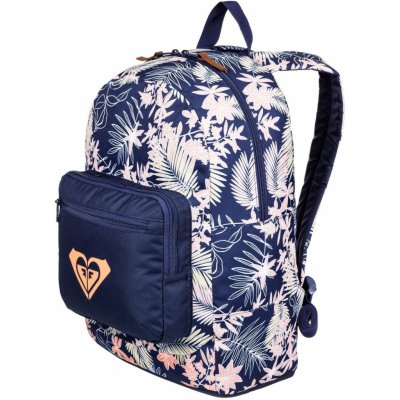 Roxy Happy At Home Med Blue Full Floral Big Sw BTE6 – Zboží Mobilmania