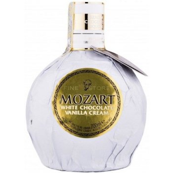 Mozart White Chocolate Vanilla Cream 15% 0,5 l (holá láhev)