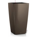 Lechuza Samozavlažovací květináč Cubico Premium 30 cm hnědý – Hledejceny.cz
