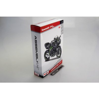 Maisto motorka Kit Kawasaki Ninja H2R černo zelená 1:12 – Zbozi.Blesk.cz