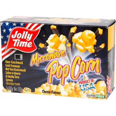 Popcorn Jolly Time Cheese 3 x 100 g – Hledejceny.cz