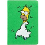 CurePink Poznámkový blok The Simpsons Simpsonovi Homer v křoví A5 14,8 x 21,0 cm CPA5083 – Hledejceny.cz