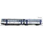 Roco Dieselový motorový vůz 810 472-1 s přípojným vozem BDtax ČD 7780004 – Sleviste.cz