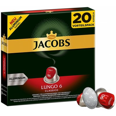 Jacobs Lungo Classico inenzita 6 20 ks