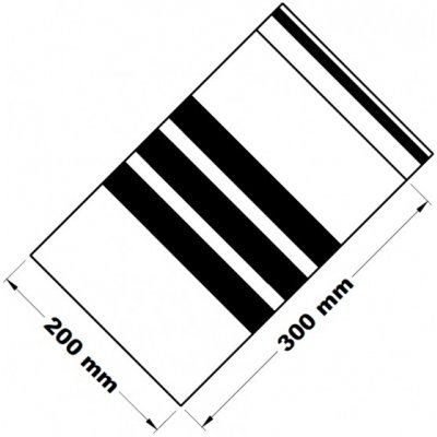 Rychlouzavírací sáček s popisovacím pruhem 20x30cm (1ks) – Zboží Mobilmania