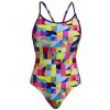 Funkita On The Grid Diamond Back One Piece