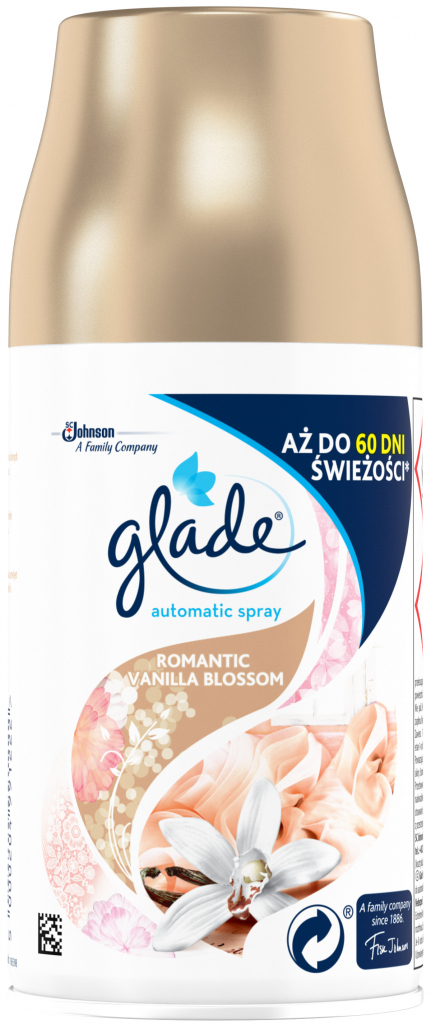 Glade Automatic Spray Romantic Vanilla Blossom náhradní náplň 269 ml od 218  Kč - Heureka.cz