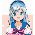 zuty Malování podle čísel Anime dívka s mašlí 40 x 50 cm bez rámu a bez vypnutí plátna – Hledejceny.cz