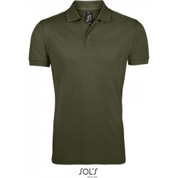 SOL's Collection polokošile Prime Men krátký rukáv pánská COT-25057154901 Army zelená