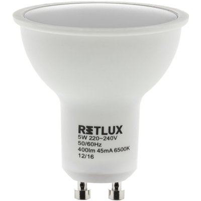 Retlux 50002502 RLL 257 LED žárovka GU10 5W studená bílá – Zboží Živě