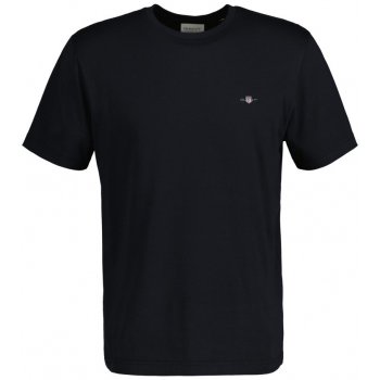 Gant tričko REG SHIELD SS T-SHIRT černá