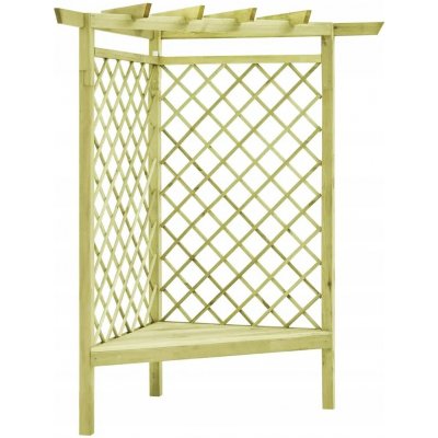 Dřevěná pergola VidaXL oblouk 197 cm – Hledejceny.cz
