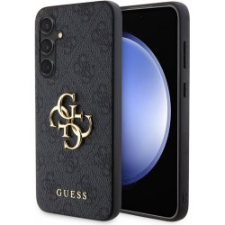 Guess PU 4G Metal Logo Samsung Galaxy S23 FE šedé