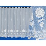 Vitrážková záclona - slunečnice - vzor 3826 – Zboží Mobilmania