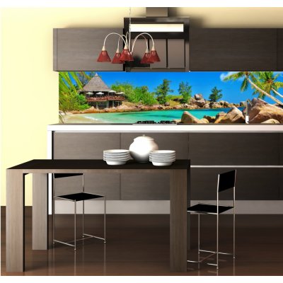 WEBLUX Fototapeta do kuchyně fólie luxury tropical holidays - 62864387 luxusní tropické dovolené rozměry 260 x 60 cm