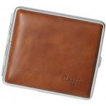 Caseti cigaretové pouzdro kožené hnědé 18 cig. – Zboží Dáma