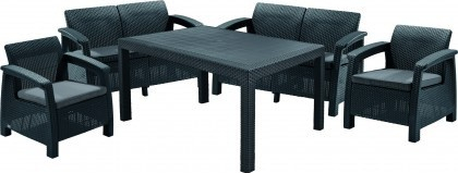 Keter Corfu FIESTA Graphite Cool Grey