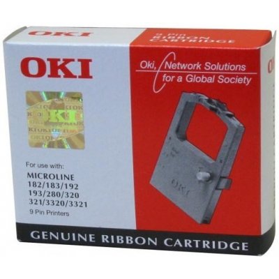 OKI originální páska do tiskárny, 9004294, černá, 130yrd, OKI do řádkových tiskáren řady MX – Sleviste.cz