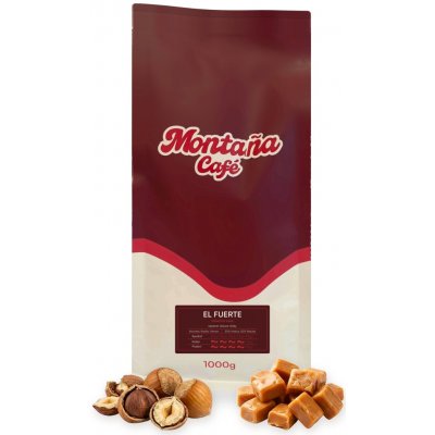Café Montaña Fuerte Espresso zrnková 1 kg – Hledejceny.cz
